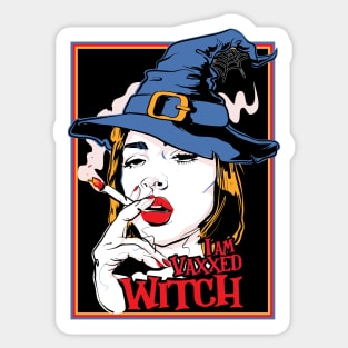 I am vaccinated witch Sticker